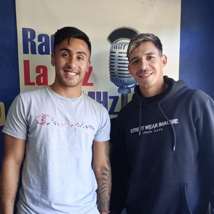 Leandro Cerda y Gerson González visitaron los estudios de La Voz