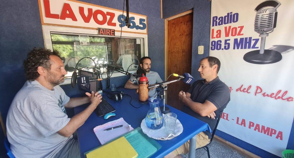 Martin Maquieyra y Milton Giai  visitaron los estudios de La Voz 