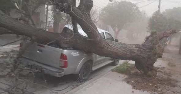 DESTROZOS EN SAN LUIS POR EL TEMPORAL