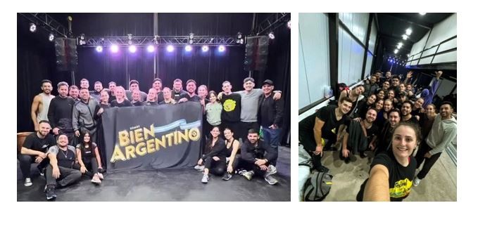 El elenco de BIEN ARGENTINO con representantes trenelenses ya está en Warffum