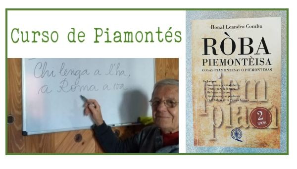 CURSO DE PIAMONTÉS  Nota con Ronal Comba 