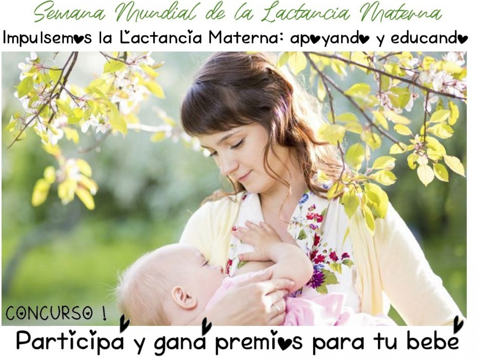 SEMANA MUNDIAL DE LA LACTANCIA MATERNA “Impulsemos la Lactancia Materna: apoyando y educando”.  