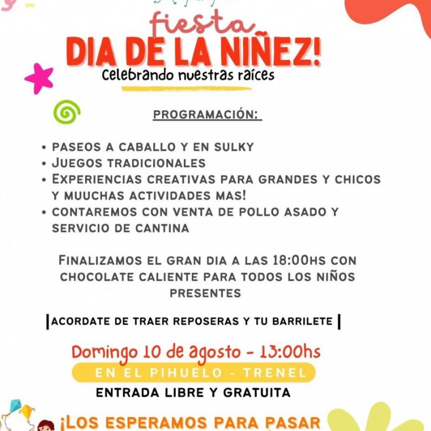 Trenel fiesta de la niñez para toda la familia