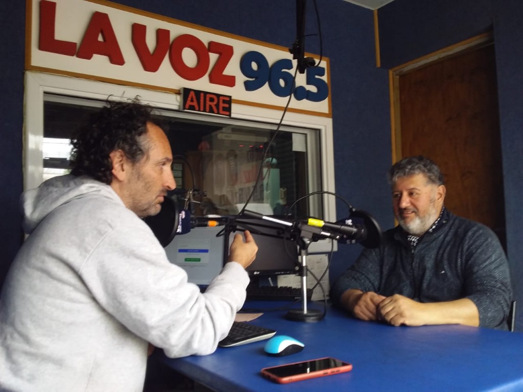 Juan Carlos PASSO visitó Trenel y habló a la audiencia de La  VOZ 