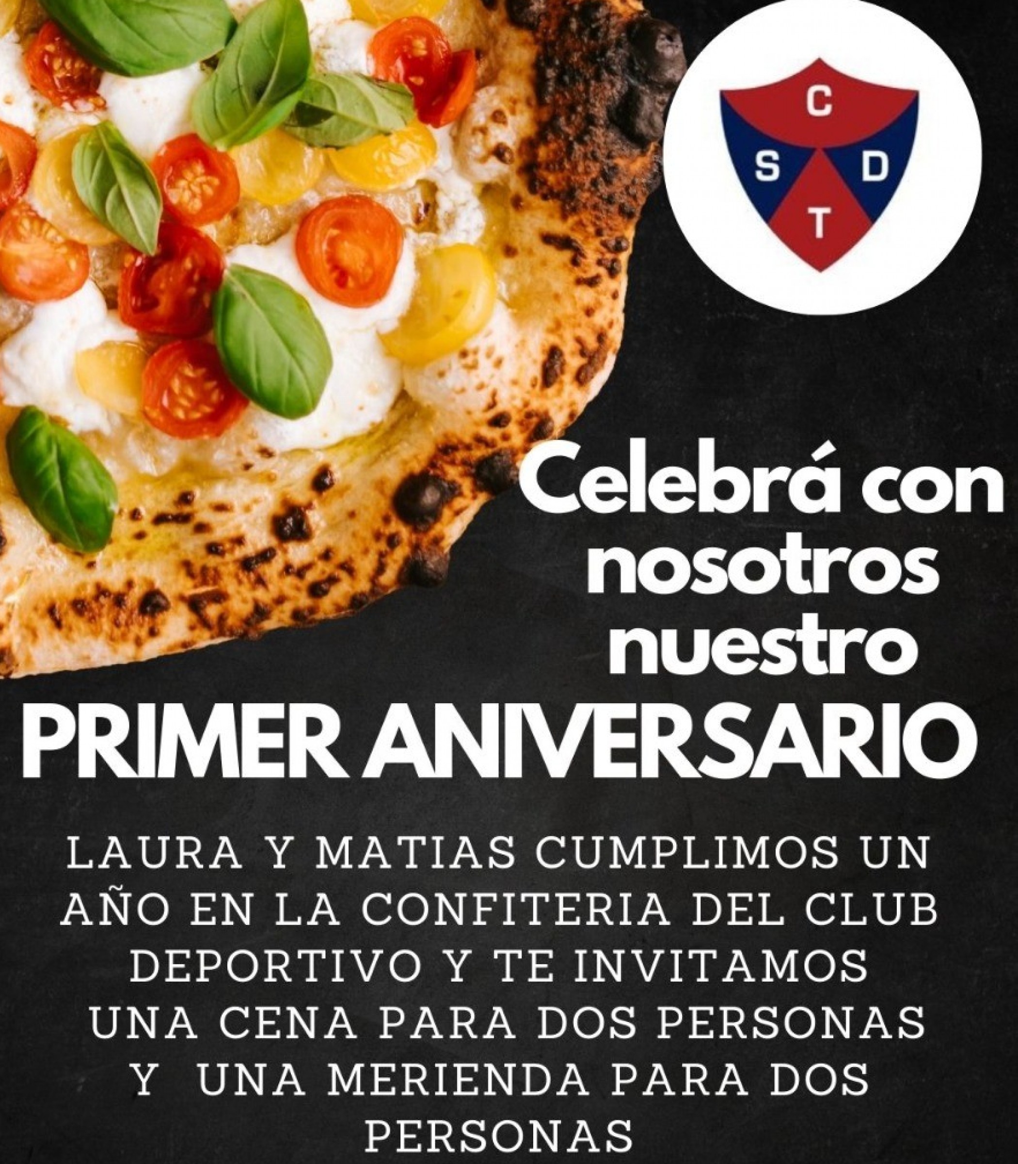 PRIMER ANIVERSARIO  EN LA CONFITERIA DEL SUPERDEPOR