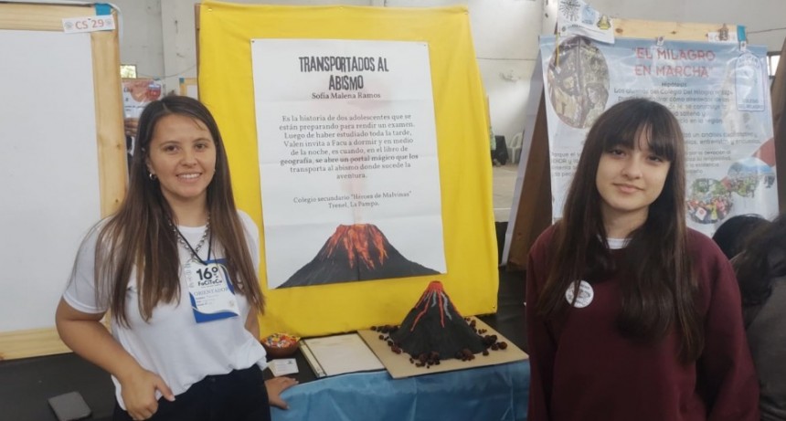 Estudiantes del Colegio Héroes de Malvinas de Trenel brillaron en el Foro Nacional de Ciencias, Tecnología y Cultura