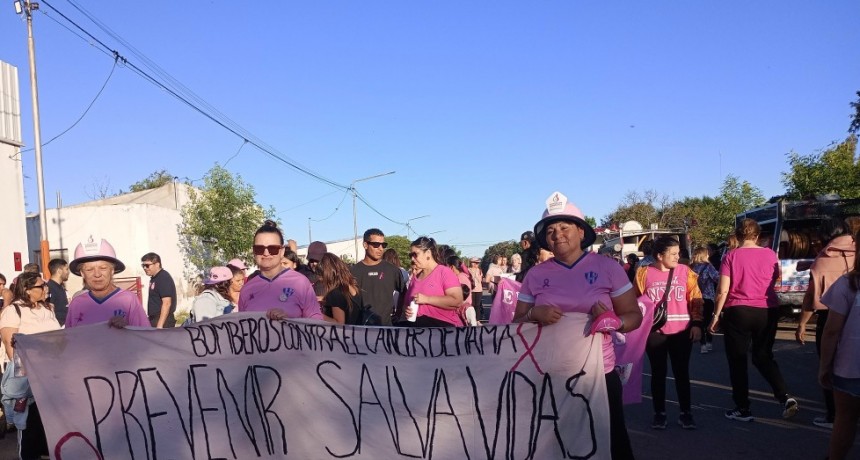 CAMINATA ROSA EN TRENEL 