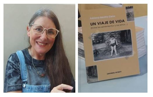 La escritora de Rancul Adriana Cena presentará el libro «Un viaje de vida» en Trenel 