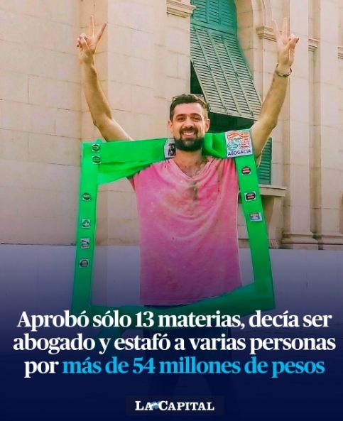 Falso abogado en Sunchales 