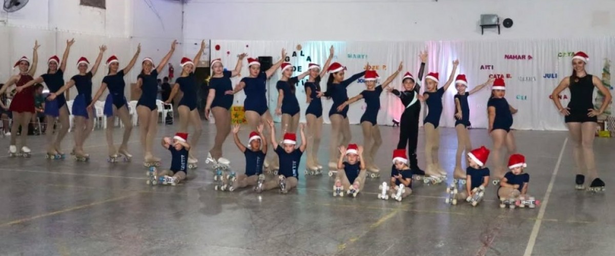 TRENEL SE VISTIÓ DE FIESTA CON LA GALA NAVIDEÑA DE PATÍN DEL CLUB ALL BOYS