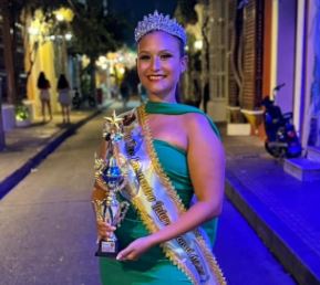 MALE ANDREOLI DE TRENEL  ES LA REINA DEL FESTIVAL «FESNASOL» EN COLOMBIA