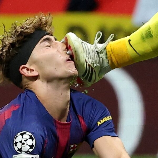 ¿cometió penal al chocar con Fermín, en la noche de Champions?