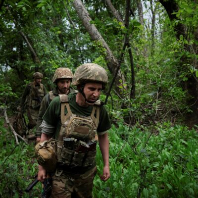 Un arma crucial en la ofensiva de primavera de Rusia: los árboles frondosos