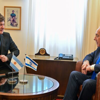 el Presidente confirmó que desde noviembre habrá un vuelo directo entre Buenos Aires y Tel Aviv