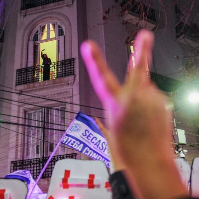 La marcha del Ni Una Menos terminó en San José 1111