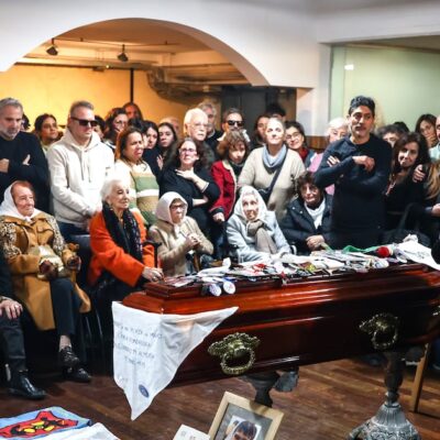 La despedida a Taty Almeida: “Ella fue la celebración de la vida y de la resistencia”
